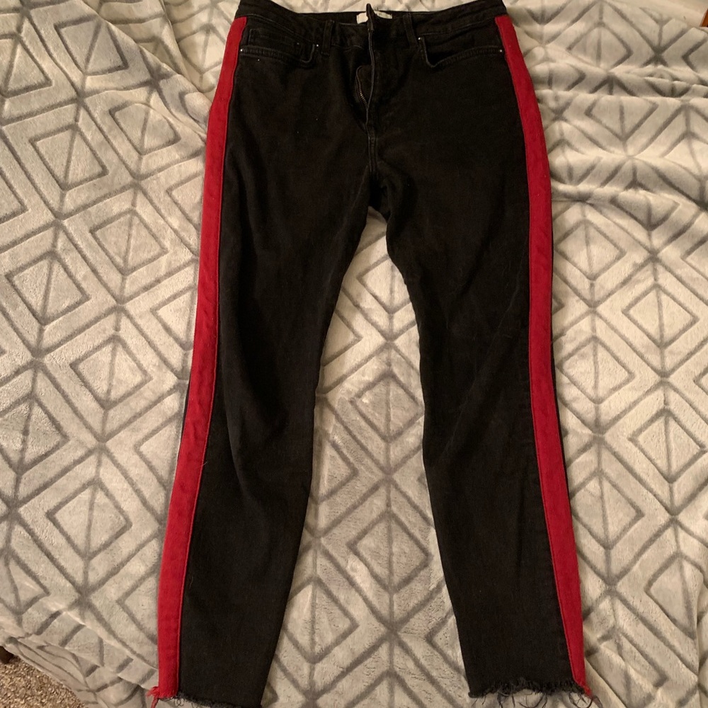 Forever 21 damage black denim